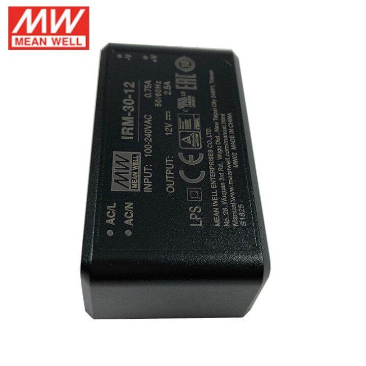 หมายถึง-irm-30-12ที่ดี30w-pcb-ประกอบโมดูลพลังงานที่ห่อหุ้ม110v-220v-ac-ถึง12v-dc-2-5a-meanwell-โมดูลประเภทการจ่ายพลังงาน-psu