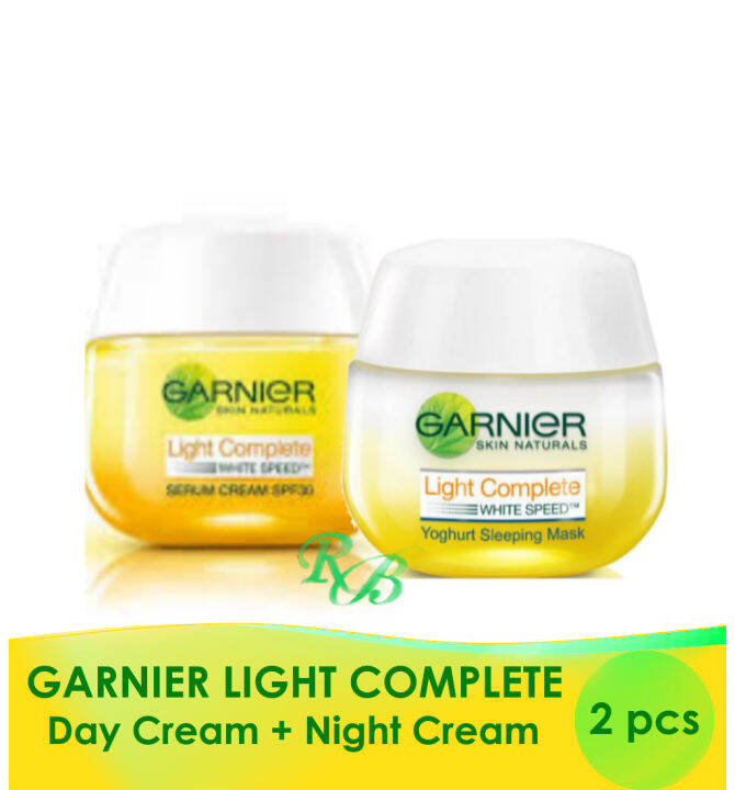 Paket Garnier Light Complete White Speed Day Cream 50 ML Dan Night ...