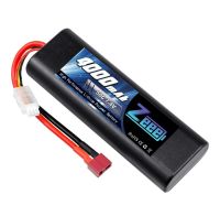 แบต Lipo 7.4V 2s 50C 4000MAh Deans Plug Tamiya Kyosho Hardcase 2S