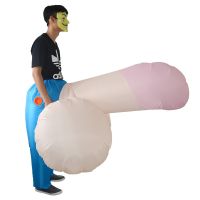 2023 Funny Inflatable Suit Nightclub Bar Cos Performance Costume Penis Party Props Gay LGBT Party Decoration