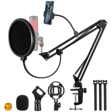 Geekria for Creators Microphone Shock Mount Compatible with Blue Yeti, Yeti X, Yeti Pro, Yeticaster, Snowball, Snowball Ice, Mic Anti-Vibration