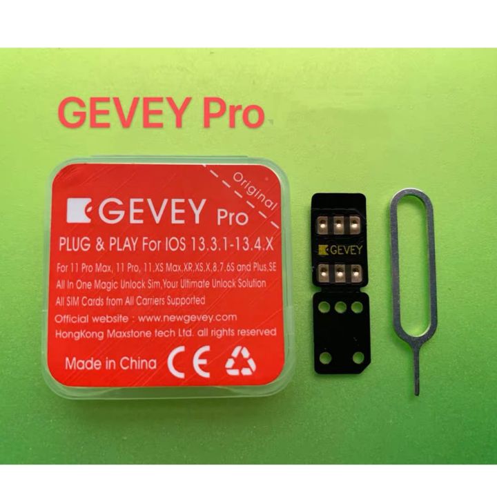 【☄New Arrival☄】 anlei3 Gevey-Pro Sim V13.4.1for Ios 14 13.5.1 Iphone11 Pro Max Xr X 8 7 6 5S Se Ios13.3.1