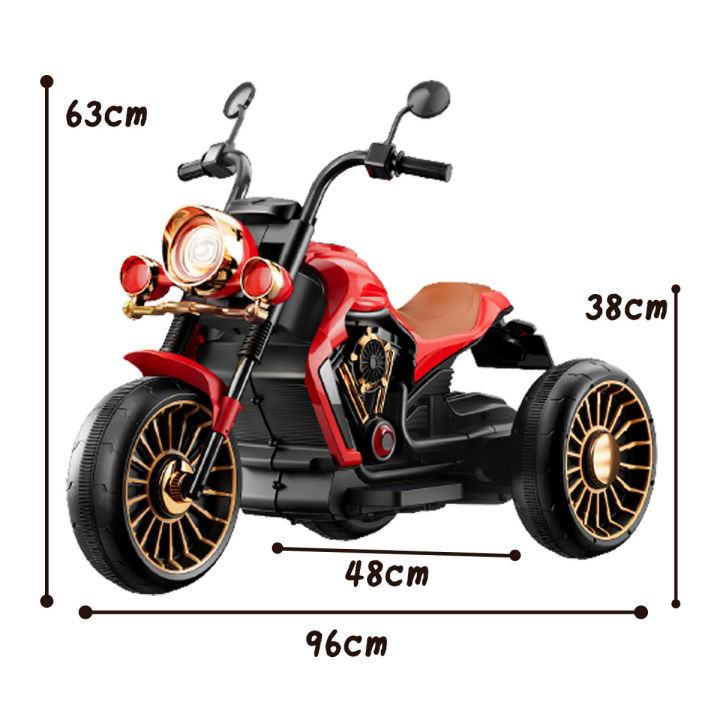 รถมอเตอร์ไซค์ไฟฟ้าเด็ก-รถฮาร์เลย์ไฟฟ้า-รุ่น-288-สำหรับเด็ก-รถมีแบต-ชาร์จไฟได้