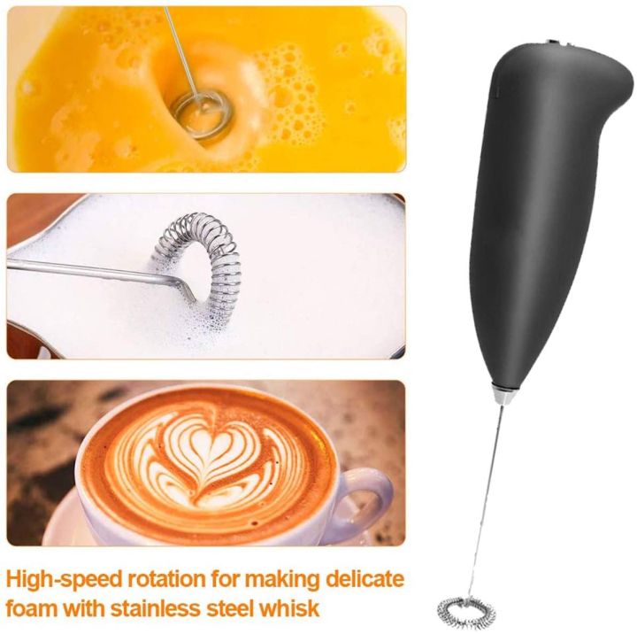 1pcs Electric Whisk Coffee Frother Battery Stirrer, Hand Held Milk Foamer