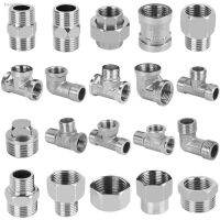 ✤☈● 1/2 3/4 BSP Female Male Thread Tee Type Reducing 201Stainless Steel Elbow Butt Joint Adapter Adapter Coupler Plumbing Fittings