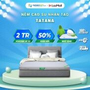 Trả góp 0% Nệm Cao Su Nhân Tạo TATANA.-Bảo hành 10 năm.