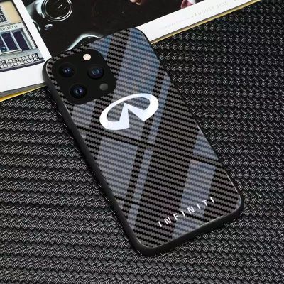 เคสสำหรับไอโฟนโทรศัพท์กันกระแทก Infiniti 14 /Pro/plus/Pro Max/ 13/12/11-กระจกป้องกัน