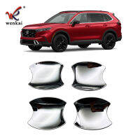 ฝาเคสป้องกันชามที่จับประตูรถสำหรับฮอนด้า CRV CR-V 2023ที่ตัดโครเมี่ยม