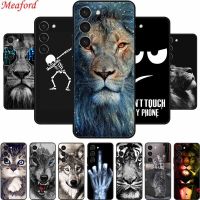 For Samsung S23 Plus Case S23Plus Phone Cover Cat Black Silicone Soft Back Cover Case For Samsung Galaxy S23 Plus Case S 23 Plus Electrical Safety