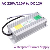 【✱2023 HOT✱】 pingguij แหล่งจ่ายไฟ Led Dc 12V 60W 80W 100W 150W หม้อแปลงไฟ Ip67กันน้ำสำหรับแถบไฟภูมิทัศน์สวนกลางแจ้ง