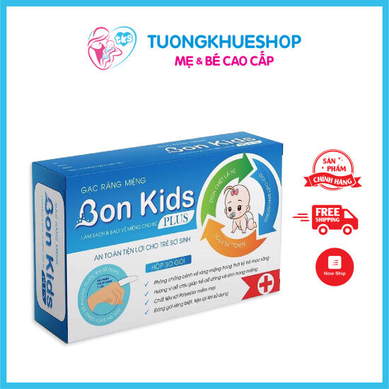 Gạc rơ lưỡi bon kids plus - làm sạch, chống sâu răng - ảnh sản phẩm 1