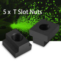 45 เหล็ก T Slot Nuts M16 Threads T Slot Nuts Black Oxide Finishing Metric T-slots ในตารางเครื่องมือเครื่องจักร