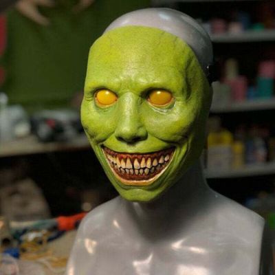 Creepy Smiling Demons สยองขวัญ The Evil Adult Latex Mask ชุดคอสเพลย์หน้ากาก Full Face Halloween