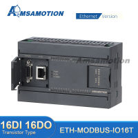 ETH-MODBUS-IO16T RTU โปรโตคอล RS485 PLC Extensible โมดูล16ช่องอินพุตเอาท์พุททรานซิสเตอร์ประเภท Digital