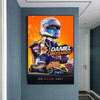 2022 F1 Danel Ricciardo He Never Left ภาพวาดผ้าใบและโปสเตอร์พิมพ์ภาพผนังศิลปะสำหรับห้องนั่งเล่นตกแต่งบ้าน New