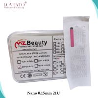 Microblading Needle Nano 0.15mm U-Shape21U Tattoo Needles Microblade With LOTNO. Exp Date Felix Eyebrow Permanent Makeup Agujas