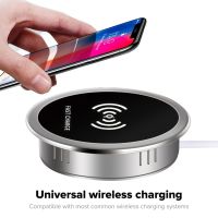 Universal Qi Wireless Charger Stand 15W 7.5W or 5W Dock Embedded Qi Wireless Induction Charging Transmitte for iPhone Samsung Car Chargers