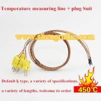 1PCS T-Type Thermocouple อุณหภูมิสาย J-Type Thermocouple อุณหภูมิสายเซ็นเซอร์ P Robe ทดสอบสาย TT-T-30