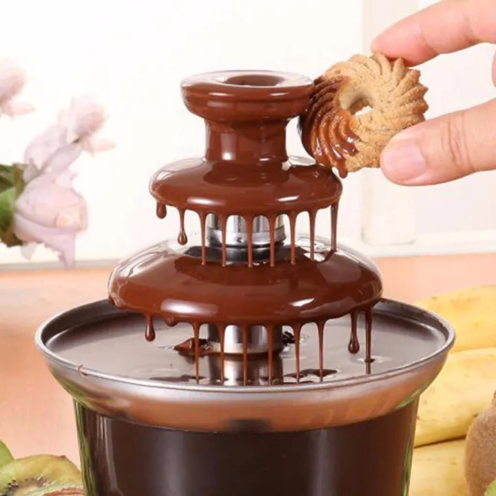 Chocolate Fountain Chocolate Fondue Mini Lazada PH