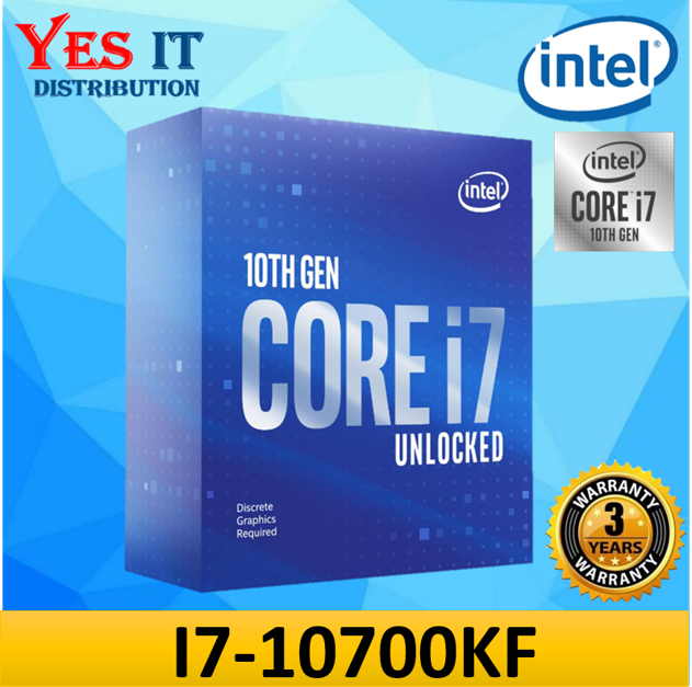 Intel I7 Intel Core I7-10700KF Processor - 8 Cores, 5.1GHz Turbo
