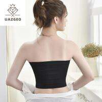 UAZGEO ระบายอากาศได้ดี บางเฉียบ Bustiers Shaperwear สั้นไปหน่อย หัวเข็มขัด ชุดชั้นในสตรี ที่รัดหน้าอก ชุดชั้นใน tomboy เสื้อกั๊ก