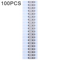 แผ่นโฟมฟองน้ำกันฝุ่นสัญญาณสปีกเกอร์แบบวงแหวน100ชิ้นสำหรับ iPhone X/XS