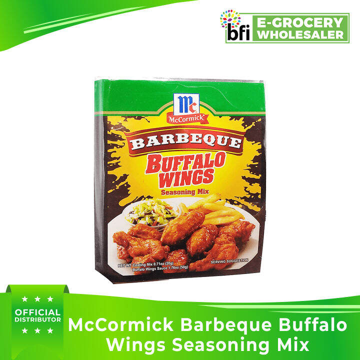 BFI McCormick Barbeque Buffalo Wings Seasoning Mix Lazada PH