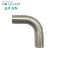 ShengFeng L2S Weld Ends 90 Degree Sanitary Long Elbow Pipe Fitting Stainless Steel 304 Homebrew