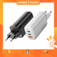 Toocki 65W GaN Charger 3พอร์ต USB Type C QC 4.0 + PD 3.0 Fast Charger สำหรับ iPad Pro 2021 iPhone 14 13 12 Pro Max