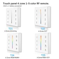 ♚◈ 2.4G T21/T22/T24/T25 4Zone Smart Touch Panel remote led Dimmer dimming/RGB /RGBW/RGB CCT Brightness led Controller for led strip