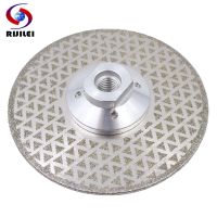 RIJILEI Electroplated Diamond Saw Blade Galvanized Diamond Cutting And Grinding Disc Both Sides For Marble Granite Ceramic Tile