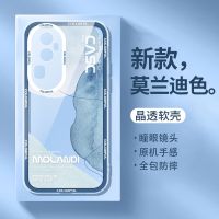 เหมาะสำหรับเคสโทรศัพท์มือถือ Opporeno10โปร่งใสใหม่ซิลิโคน Reno9/8/7/6/5ชายและหญิงรวมทุกอย่าง Reno10pro ป้องกันการตกสร้างสรรค์มีสไตล์แบบเรียบง่าย Morandi Pro ปลอกนิ่มฝาครอบป้องกัน