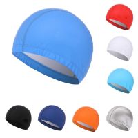 【CW】 Size Caps Men Elastic Ear Protection Hair Pool Hat Ultrathin Bathing Accessory