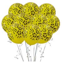 5Pcs Balon latex Motif Print Kartun Hewan Untuk Dekorasi Pesta Ulang Tahun