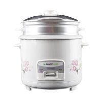 SMART HOME Rice cooker  หม้อหุงข้าวมีซึ้ง ไม่เคลือบ หม้อหุงข้าว 1 ลิตรแบบซึ้งนึ่ง รุ่น SRC-1003 พร้อมทัพพี และถ้วยตวงวัดปริมาตร