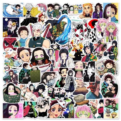 hotx【DT】 10/30/50PCS Anime Demon Slayer Graffiti Kids Sticker Skateboard Luggage Laptop Classic Wholesale