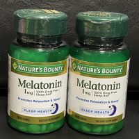 การันตีผล ของแท้ พร้อมส่ง Nature’s Bounty Melatonin 1mg 180เม็ด