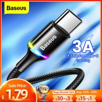 （A LOVABLE） Baseus USB Type C3ACharging ForS22 S21Mi Poco USB-C Charger Data Wire CordePhone3m