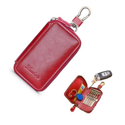 （Layor wallet）กระเป๋าแบ่งพวงกุญแจหนังวัวแยกชิ้น,กระเป๋าจัดระเบียบที่ใส่กุญแจผู้ชายผู้หญิงกระเป๋าเคสกุญแจรถยนต์อเนกประสงค์กระเป๋าเงินขนาดเล็กขนาดเล็ก