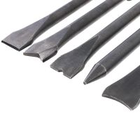 5Pcs/Lot Accessories Hard Steel Solid Long Air Chisel Impact Head Support Pneumatic Tool for Cutting / Rusting Removal