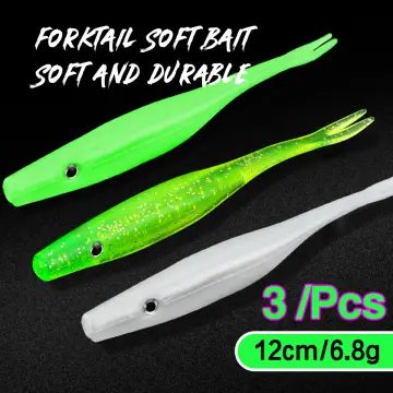 5pcs 11cm 6.5g Soft Bait Fish Lure Plastic Lures Pack 3d Eyes Long