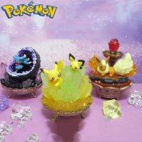 ชุดคอลเลกชั่นโมเดลโปเกมอนชุดของเล่นเด็กทำมือ Pikachu Milotic Celebi Absol Miscreavus Flareon