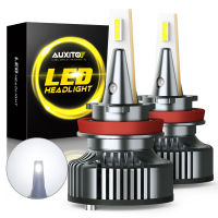 AUXITO หลอดไฟ Y13 2ชิ้น80W ไฟฟน้า Led สำหรับ16000Lm H8/H9/H11ไฟ Led H11รถยนต์หลอดไฟสีขาว6500K