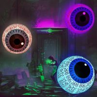 [A Decoration]60ซม. Ghost Eyeballs Decor IP65 InflatablePowered รีโมทคอนโทรล RGB สี ChangingYard PartyDecorations