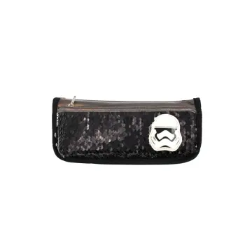 Disney Star Wars Kylo Ren Black Pencil Pouch Zippered Pencil Case Authentic  Bag