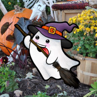 Chaoshihui Halloween Yard Sign Halloween Decoration Acrylic Lawn Stake Halloween Garden Cartoon Stake
