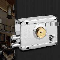 ล็อคประตูที่แข็งแกร่ง Deadbolt Home Security สากลภายนอกอุปกรณ์ป้องกันการโจรกรรมสแตนเลสหลายประกันเรียบ