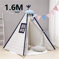 1.6เมตรเล่นบ้านสำหรับเด็กเต็นท์แบบพกพาเด็กเต็นท์ Cabana Tipi Infantil เด็ก Teepee เต็นท์ปราสาทไฟ Led พรมตกแต่ง