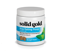 Solid Gold Stop Eating Poop for Dogs Coprophagia Holistic Grain-Free Supplement Chews