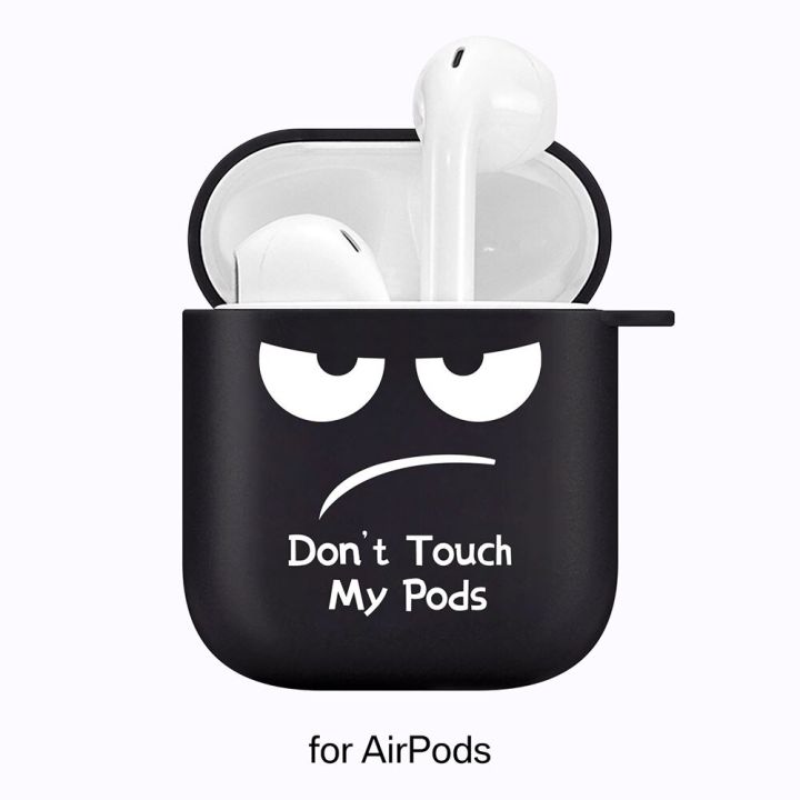 silicone-cover-for-airpods-1-2-earphone-dont-touch-my-pods-black-soft-protector-fundas-airpods-pro-case-air-pods-chargingbags